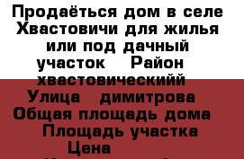 Продаёться дом в селе Хвастовичи для жилья или под дачный участок. › Район ­ хвастовическийй › Улица ­ димитрова › Общая площадь дома ­ 54 › Площадь участка ­ 20 › Цена ­ 900 000 - Калужская обл., Хвастовичский р-н, Хвастовичи с. Недвижимость » Дома, коттеджи, дачи продажа   